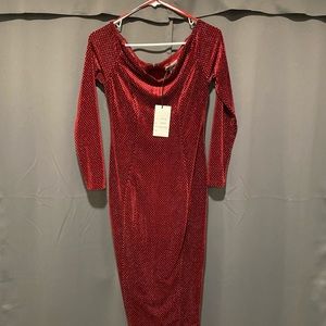 COPY - Velvet long sleeve, off shoulders size M